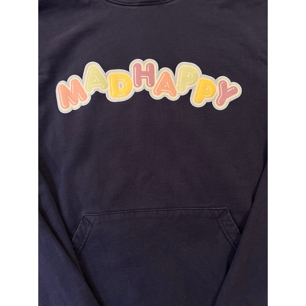 Madhappy Local Optimist Hoodie Navy Blue Size L - Picture 3 of 8